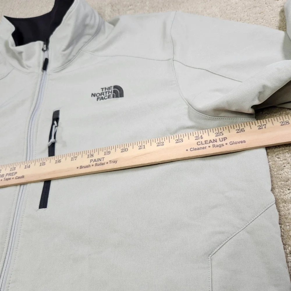 North Face Apex Pneumatic Jacket Men XXL Windwall Stretch Woven Softshell Gray